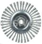Weiler 08786 Roughneck Jr. 6" Root Pass Weld Cleaning Brush .020" Stainless Steel Wire Fill 5/8"-11 UNC Nut