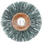 Weiler 17535 1-1/4" Small Diameter Nylox Wheel Brush .022/120 SC Crimped Fill 1/4" Arbor Hole
