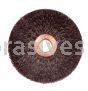 Weiler 35250 3" Polyflex Encapsulated Small Diameter Crimped Wire Wheel .0118" Steel Fill 1/2" Arbor Hole