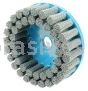 Weiler 85852 6" Nylox Disc Brush Crimped Filament .040/120 SC Fill 7/8" Arbor Hole