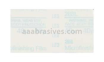 3M&trade; 7010308036 12 x 14 60 Micron 268L Microfinishing PSA Film Type D Sheet