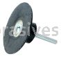 Weiler 51552 3" Type R Hub Pad + Mandrel for Blending Discs & Bobcat Flap Discs