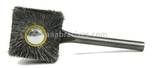 Osborn 1-1/2" Square Trim Brush .006 w 1/4" Stem Dia #11202