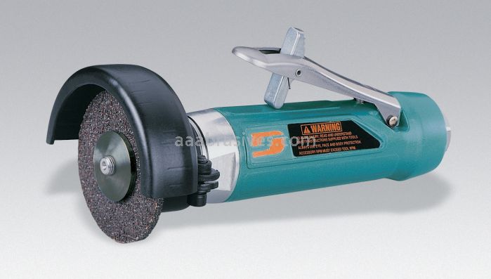 Dynabrade 52373 - 4" Straight-Line Type 1 Wheel Grinder 1 hp, 12,000 RPM, Rear Exhaust, 3/8-24 Spindle Thread