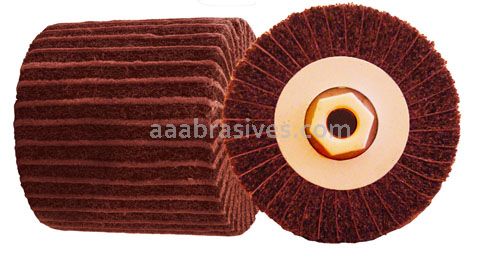 4-1/4x2x5/8-11, A60/Coarse, Interleaf Finishing Roll
