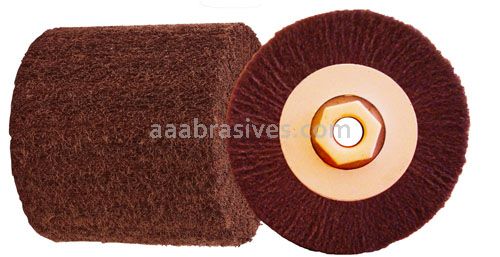 4-1/4x2x5/8-11, A/O Fine, Non-Woven Finishing Roll
