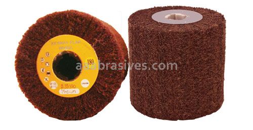 4x4x3/4 Quad Keyway, S/C Ultra Fine, Non-Woven Finishing Roll