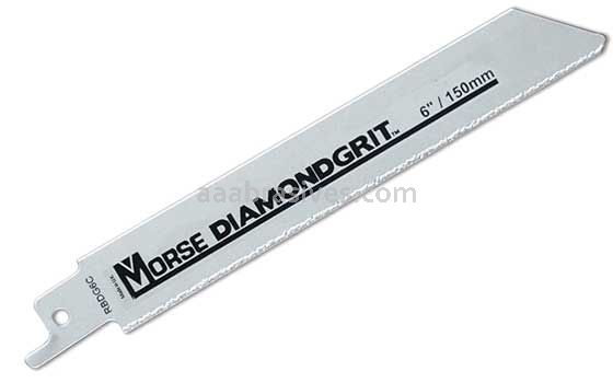 Morse Diamond Grit® Reciprocating Saw Blade 9x3/4 Coarse Grit | Retail packaged