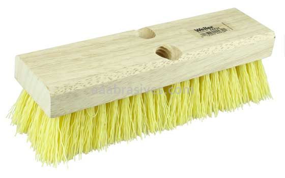 Weiler 44434 10" Deck Scrub Brush Polypropylene Fill