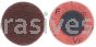 Merit Abrasives 3" Merit A/O Very Fine Type 3 Buffing Quick Change Discs with Locking Attachment
