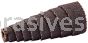 5/8 x 1-1/2 x 1/8 320 M-9 Merit Aluminum Oxide Spiral Rolls Full-Tapered (Spirapoints)