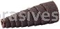 3/4 x 1-1/2 x 3/16 /50 /M-16 /Merit Aluminum Oxide /Spiral Rolls, Full-Tapered (Spirapoints)