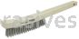 Weiler 44057 Hand Wire Scratch Brush .012 Stainless Steel Fill Curved Handle 4 x 18 Rows