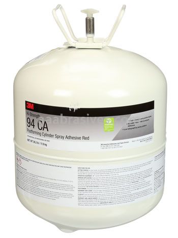 3M™ Scotch-Weld™ Hi-Strength Postforming 94CA Spray Adhesive Clear Low VOC Large Cylinder.