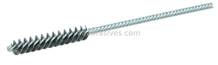 Weiler 21232 3/8" Power Tube Brush .006" Steel Wire Fill 2-1/16" Brush Length