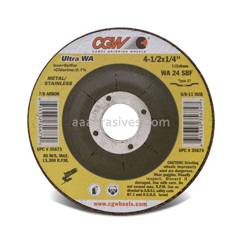 CGW Depressed Center Grinding Wheel 45082