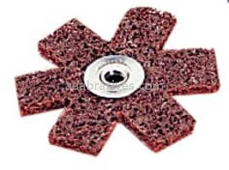 Standard Abrasives Surface Conditioning Star 724606 2" x 1/4-20 MED