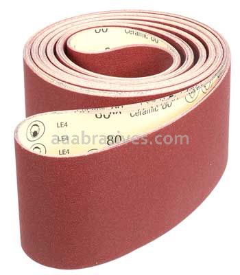 3M&trade; 7010325972 4 x 132 60 Grit F-wt 763U Paper Belt