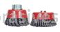 Norton 2-3/4 X .020 - M10-1.25/1.50 /Carbon Steel//Knotted Wire Cup Brushes - For Steel