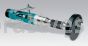 Dynabrade 52580 4" Straight-Line 6" Extension Cut-Off Wheel Tool 1 hp, 18,000 RPM Rear Exhaust, 3/8"-24 Spindle Thread
