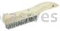 Weiler 44240 Plater's Brush Stainless Fill 4 X 18 Rows Shoe Handle