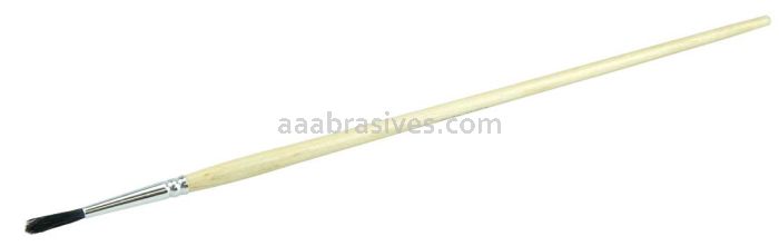 Weiler 41004 1/8" Marking Brush Black Bristle 3/4" Trim Length Long Handle