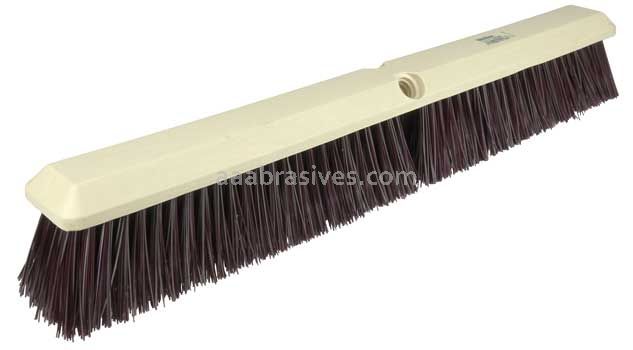 Weiler 42167 18" Perma-Sweep Floor Brush Maroon Polypropylene Fill