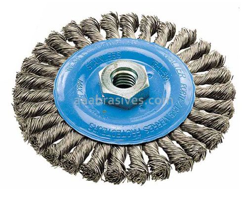 Walter - 5X3/8-M14 ST ST KNOT BRUSH - 662980014103