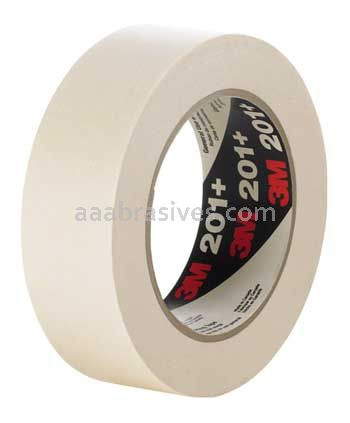 3M™ General Use Masking Tape 201+, Tan, 36 mm x 55 m