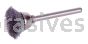 Osborn 9/16” Miniature Cup Brush 1/8” Stem DIA X .003 Steel #75701