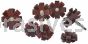 Standard Abrasives Combi Cross Buff GP 727404 2" x 1/2" x 2 Ply x 8-32 MED 60 Grit