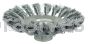 Weiler 13476 Knot Wire Bevel Brush 4-1/2" .020" Steel Fill 5/8"-11 UNC Nut