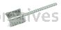 Weiler 21014 7/16" Power Tube Brush .003" Steel Wire Fill 9/16" Brush Length