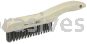 Weiler 44063 Hand Wire Scratch Brush .012 Carbon Steel Fill Shoe Handle 4 x 16 Rows