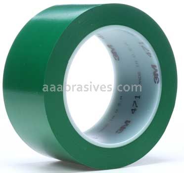 3M™ 7000047480 Vinyl Tape 471 Green 3" x 36 yards