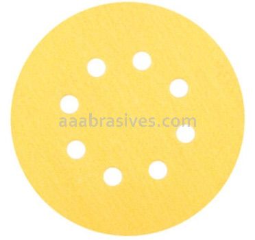 Norton 5" P320 Grit A296 Gold Reserve Paper H&L Vac Disc
