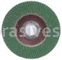 4-1/2 x 7/8 40 Grit Merit Premium Zirconia Plus Type 29 R801 Powerflex Flap Discs