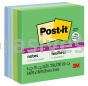 Post-it™ Super Sticky Recycled Notes 654-5SST 3 in x 3 in Bora Bora Collection 3M 7100049330