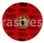 3M™ 7100076936 1-1/2" 120 Grit Maroon TR 947A Cubitron™ II Roloc™ Durable Edge Disc