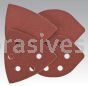 Dynabrade Teardrop x 180 Grit A/O Vacuum PSA DynaCut Dynafine Disc
