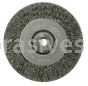 Weiler 13076 - 4" .014, M10 x 1.50 AH Narrow Crimped Wire Wheel - 012382130763