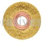 Weiler 29059 - 2" .005 Brass, 1/2" A.H. , Copper Center Crimped Wire Wheel - 012382290597