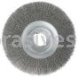 Weiler 01320-14 12" Narrow Face Crimped Wire Wheel .014" Steel Fill 2" Arbor Hole