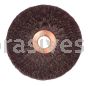 Weiler 35260 3" Polyflex Encapsulated Small Diameter Crimped Wire Wheel .014" Steel Fill 1/2" Arbor Hole