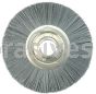 Weiler 83716 12" Crimped Filament Nylox Wheel .035/180 SC 2" Arbor Hole Composite Metal Hub