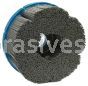 Weiler 85978 5" Maximum Density Nylox Disc Brush 80 SC Crimped Rectangular Fill