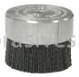 Weiler 86109 Burr-Rx 3" Maximum Density Miniature Disc Brush .026/120 CG Crimped Fill