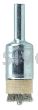 Weiler 10057 1/2" Pilot Bonding End Brush .004" Crimped Stainless Steel Wire Fill 1/8"-Dia Pilot