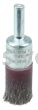 Weiler 35340 1/2" Polyflex Encapsulated Crimped Wire End Brush .0104" Steel Fill 1/4" Stem
