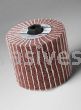 3M&trade; 7010329879 4-1/2 x 4 x 1-1/4 6 Ceramic Medium Scotch-Brite&trade; Deburr & Finish PRO Recessed Core Flap Brush